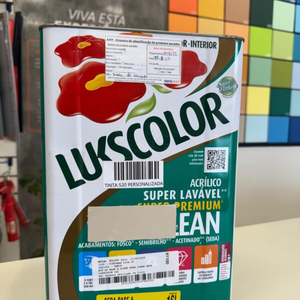 perso lata acetinada LUCKSCLEAN AC 16L - Cor Unica